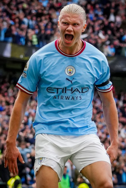 曼城负于维拉,哈兰德纪录终结,英超连续进球传奇仍属瓦尔迪